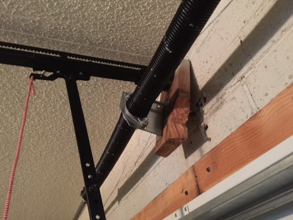 Improper Garage Door Buck Installation