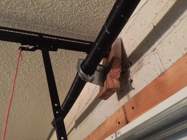 Improper Garage Door Buck Installation Improper Garage Door Buck Installation